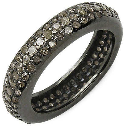 1.13 Carat Genuine TLB Diamond .925 Sterling Silver Ring by Bids.com