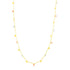 14K Tri Color Necklace with Dangling Circles by Bids.com