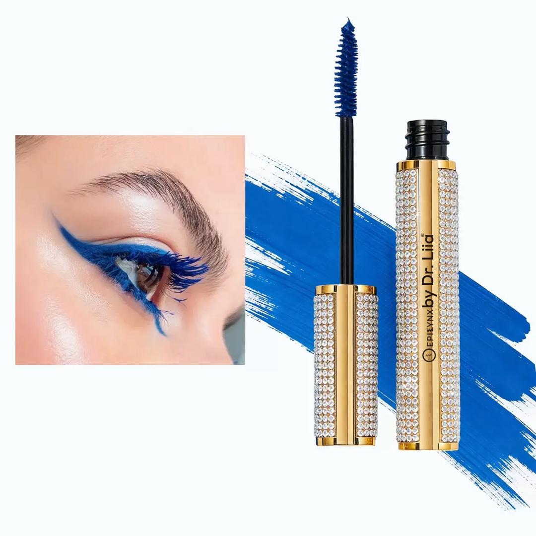 Mega Volume Vegan Mascara – Smudge-Proof with Handmade Diamond Case by EpiLynx