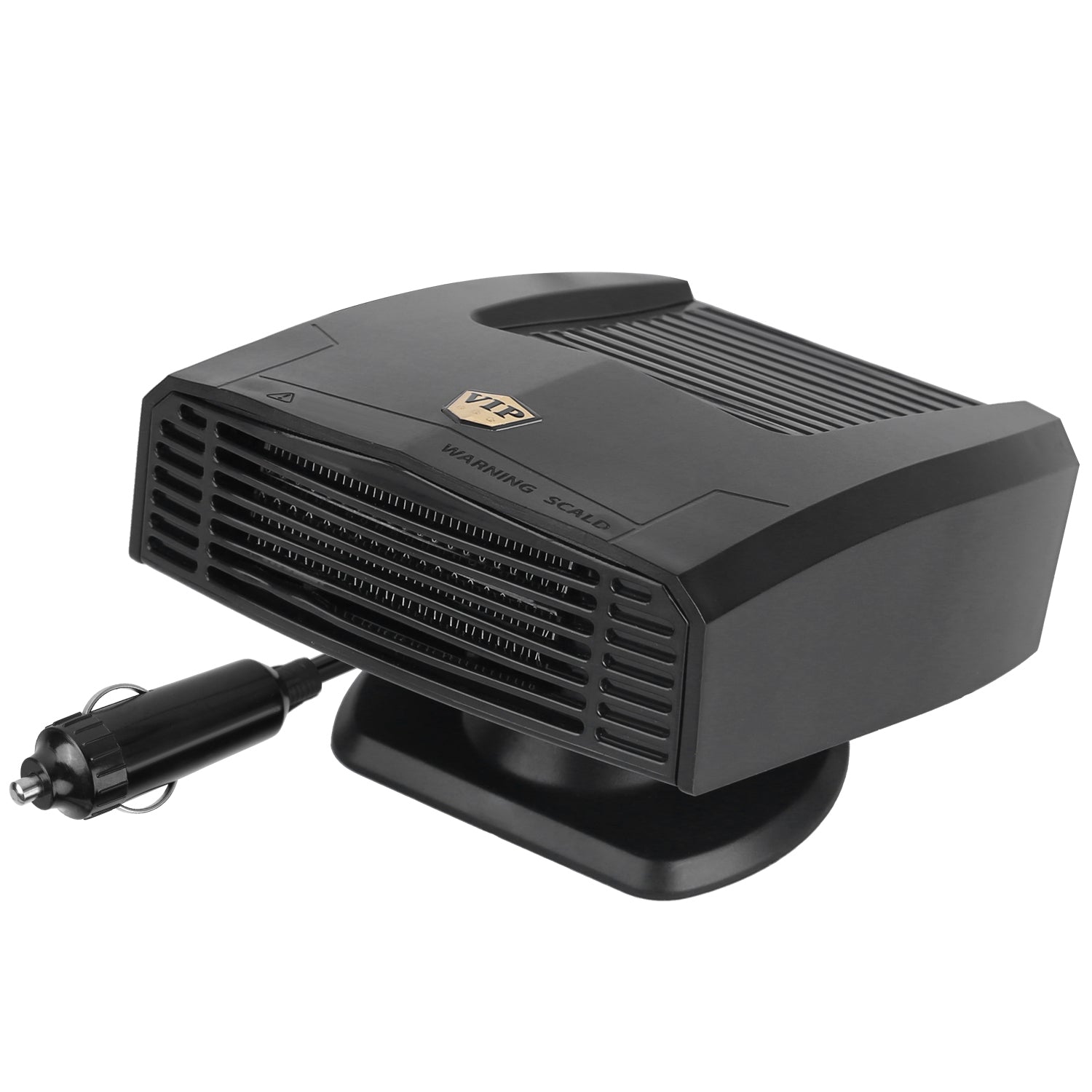 12V 150W Portable Car Heater Heating Fan 2 in 1 Defroster Defogger Demister Windshield Heater Automotive Cooling Fan with 360°Rotating Base