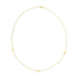 14k Yellow Gold Pearl Clover Necklace by Bids.com