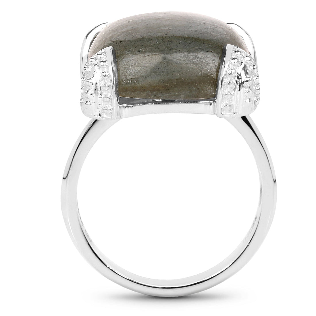 16.95 Carat Genuine Labradorite .925 Sterling Silver Ring by Bids.com