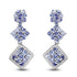 4.92 Carat Genuine Tanzanite .925 Sterling Silver Earrings  DestGlow