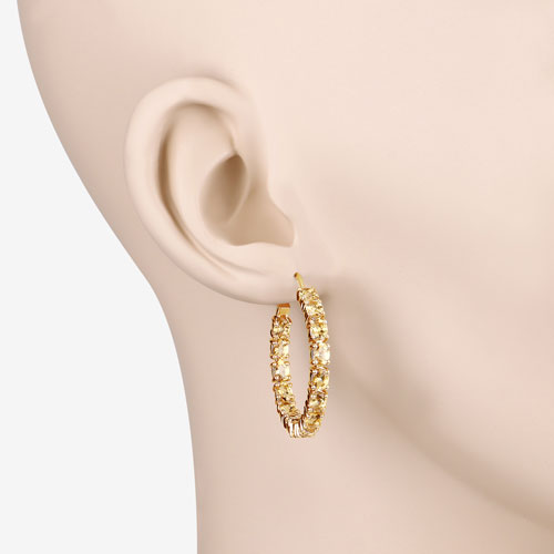 4.80 Carat Genuine Citrine .925 Sterling Silver Earrings  DestGlow