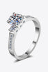 Lucky Charm Brilliant Round Cut Sparkala™ Rhodium-Plated Ring by Sparkala