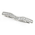 14k White Gold Curved Style Wedding Ring (1/4 cttw) by Bids.com