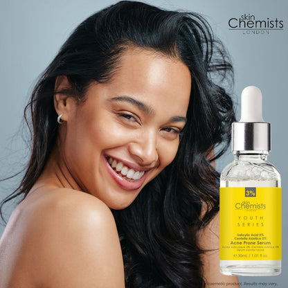 Acne Prone Serum Salicylic Acid 2%, Centella Asistica 3% 30ml by skinChemists US
