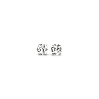 1/2 cttw Lab Grown Round Diamond Stud Earrings 14k White Gold (G/VS2) by Bids.com