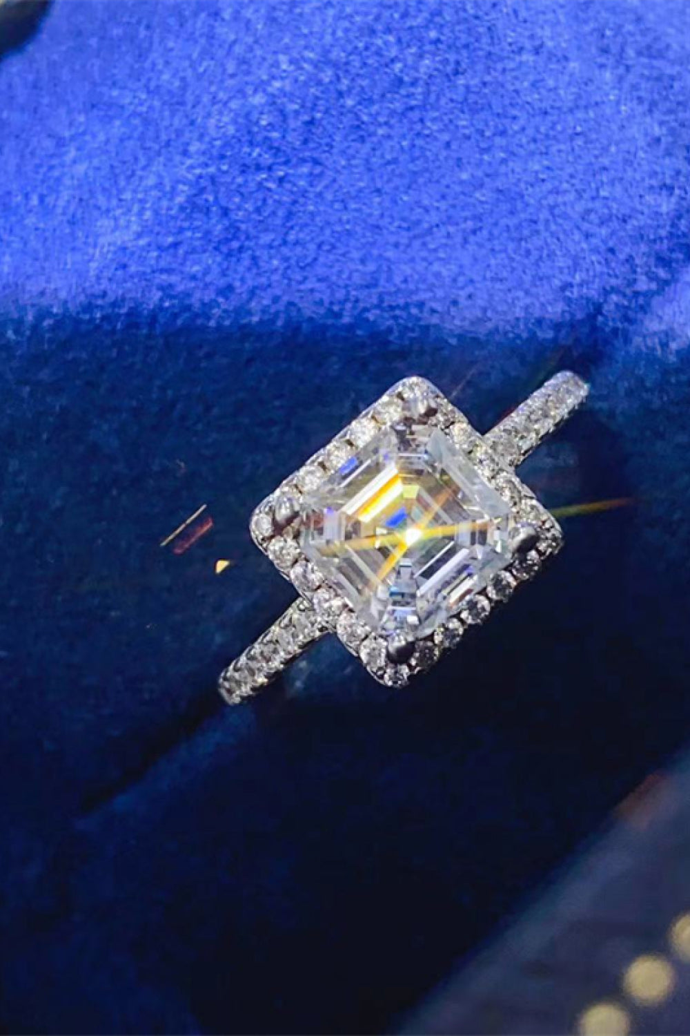 2 Carat Sparkala™ Platinum Over Pure Sterling Silver Ring by Sparkala