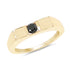 0.25 Carat Genuine Black Diamond .925 Sterling Silver Ring by Bids.com