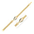 14k Yellow Gold Curb Link Bracelet (7.00 mm) by Bids.com