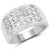 0.41 Carat Genuine White Diamond .925 Sterling Silver Ring by Bids.com