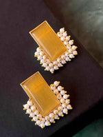 Joban Fashion Monalisa Stone Beaded Stud Earring