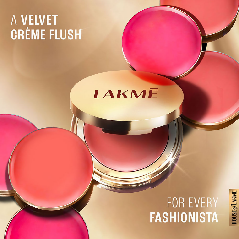 Lakme 9 to 5 Powerplay Velvet Creme Blush - Pink Rose