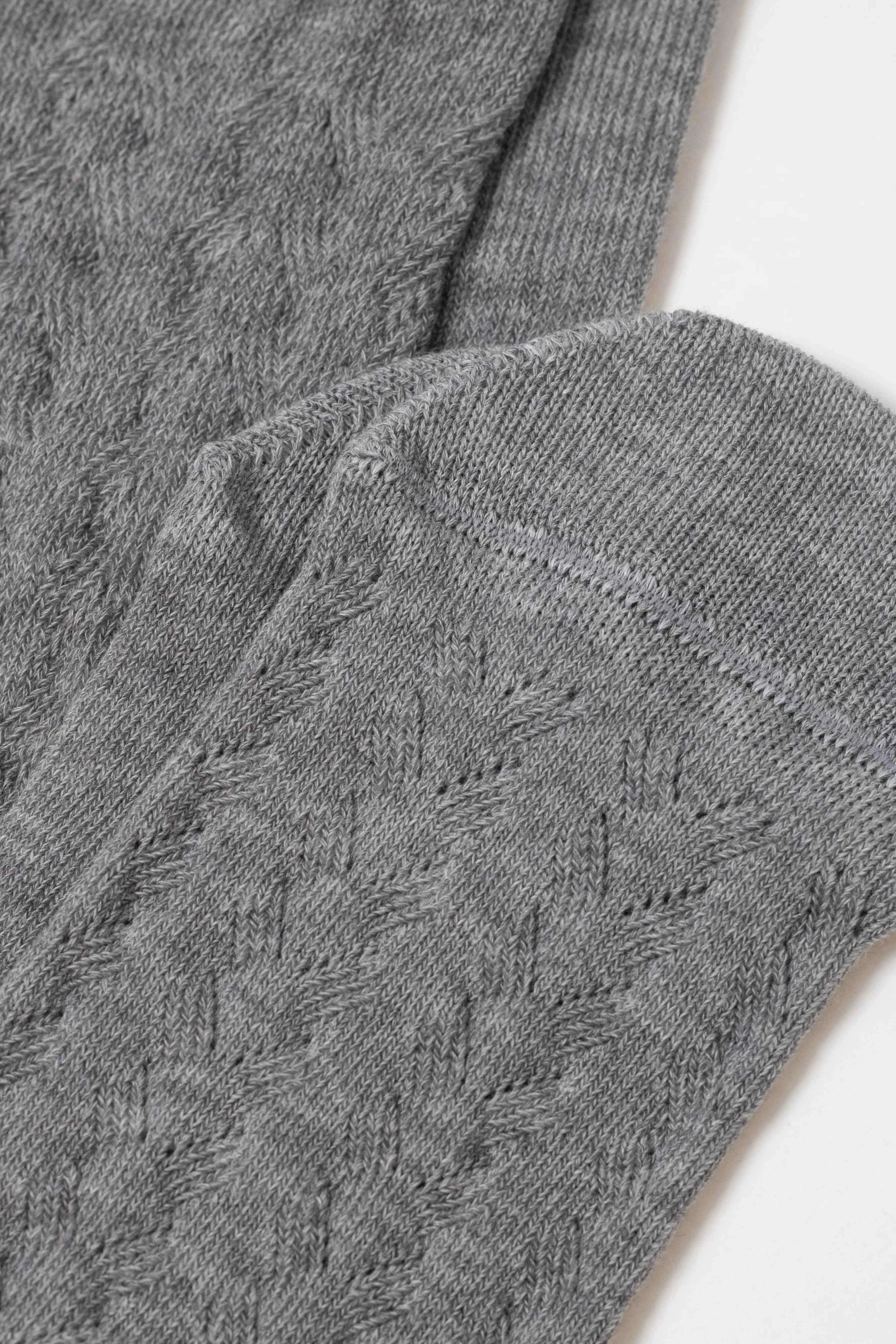 Cotton Knee Highs Conte Classic 010 - Cotton Blend and Knitted Pattern