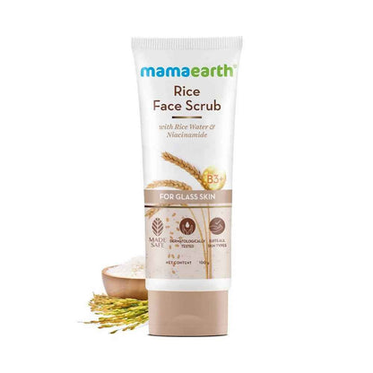 Mamaearth Rice Face Scrub With Rice Water &amp; Niacinamide