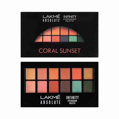 Lakme Absolute Infinity Eye Shadow Palette - Coral Sunset