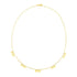 14k Yellow Gold Necklace with Circle Dangle Stations by Bids.com