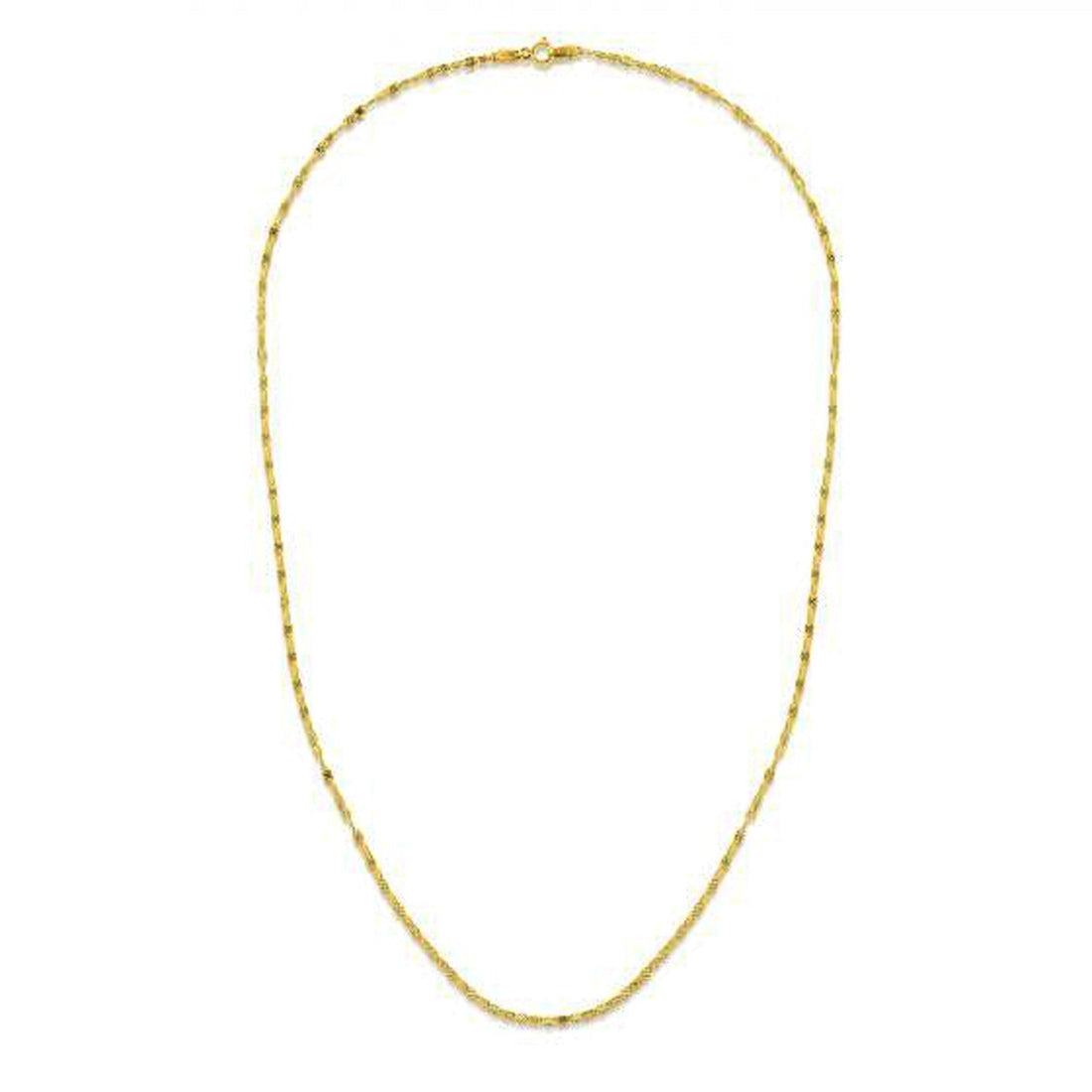 14k Yellow Gold Sparkle Valentino Chain (1.70 mm)  DestGlow
