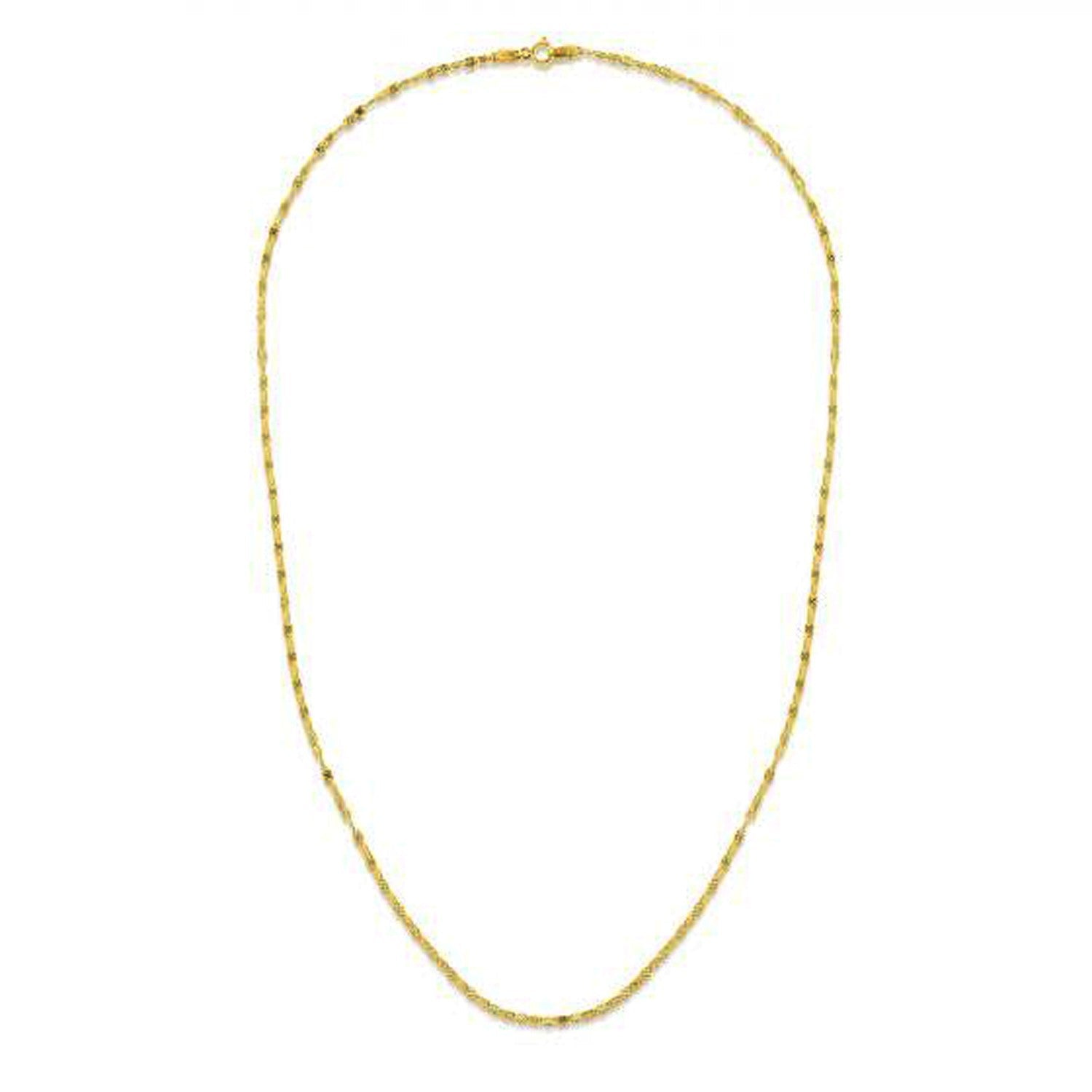 14k Yellow Gold Sparkle Valentino Chain (1.70 mm)  DestGlow