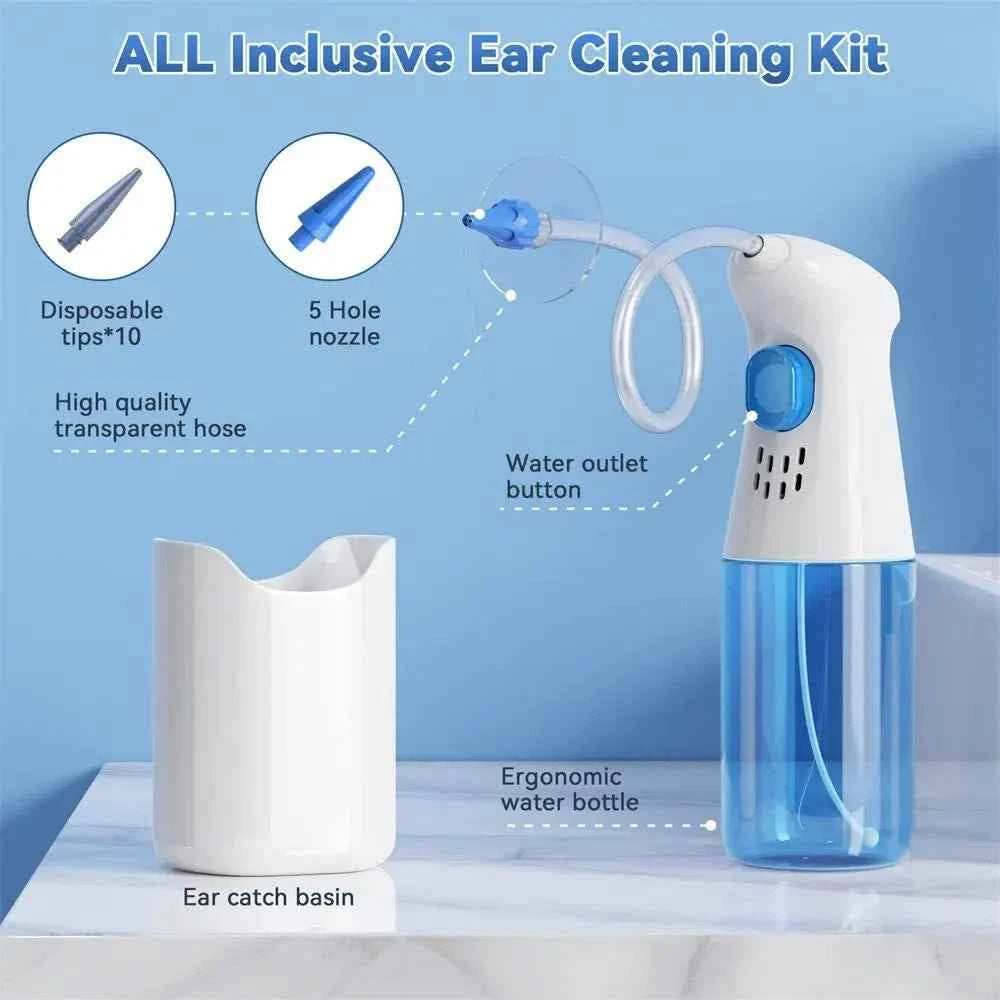 EarClean™ Ear Wax Removal Kit – Safe Irrigation Tips, Home Ear Care &amp; Hygiene