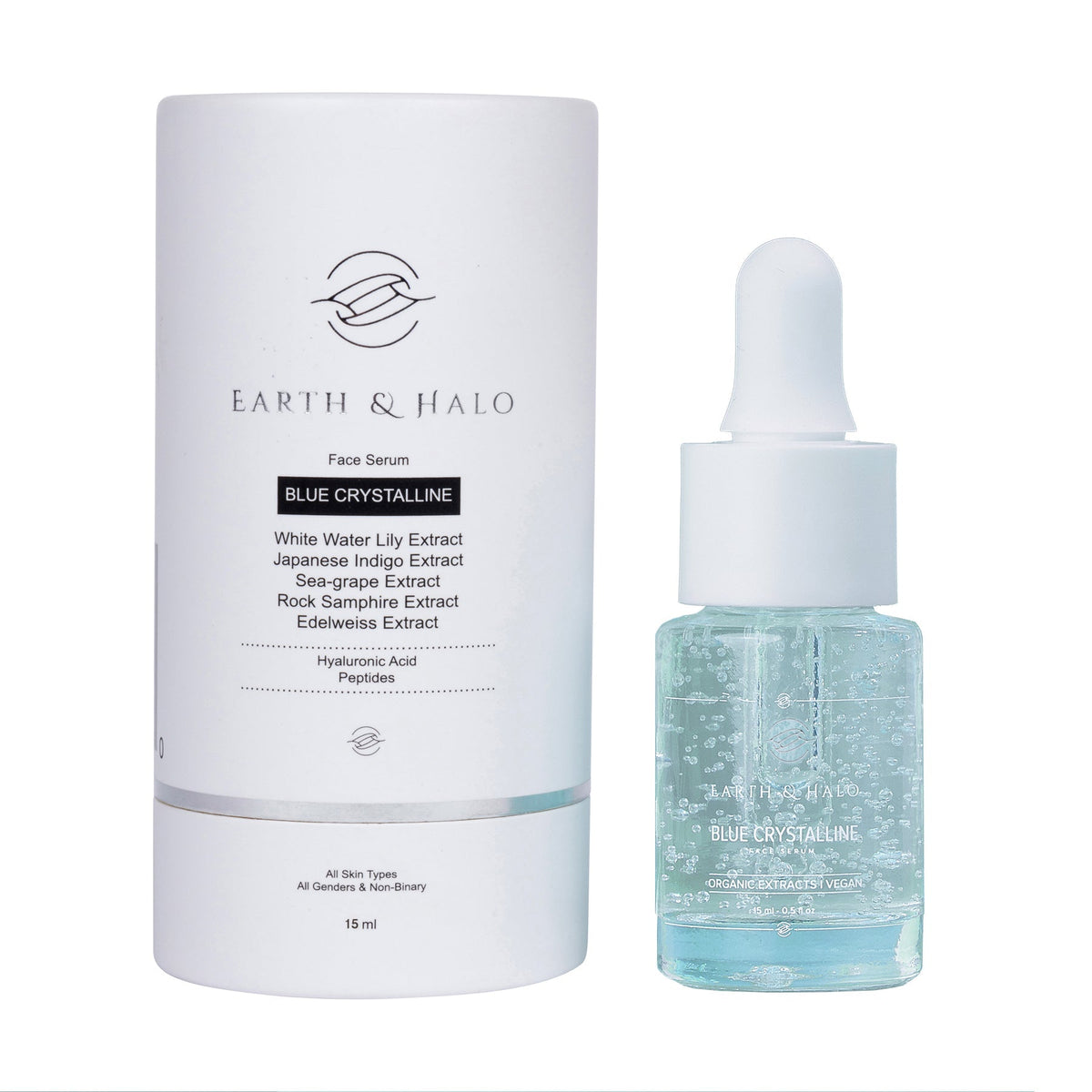 Blue Crystalline Face Serum 15ml – Elle&