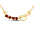 0.32 Carat Genuine Garnet .925 Sterling Silver Necklace by Bids.com