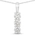 0.75 Carat Genuine Lab Grown Diamond 14K White Gold Pendant by Bids.com