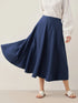 100% Linen A-Line Skirt JEMMA by LINTICO