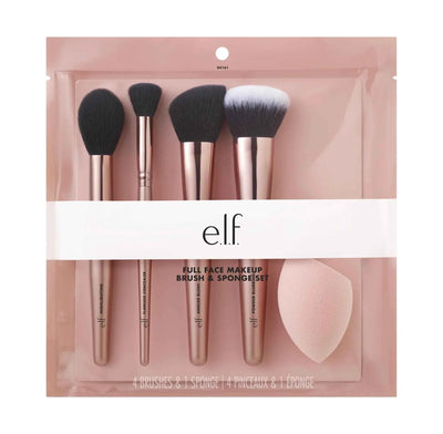 e.l.f. Complexion Essentials Brush & Sponge Set - New