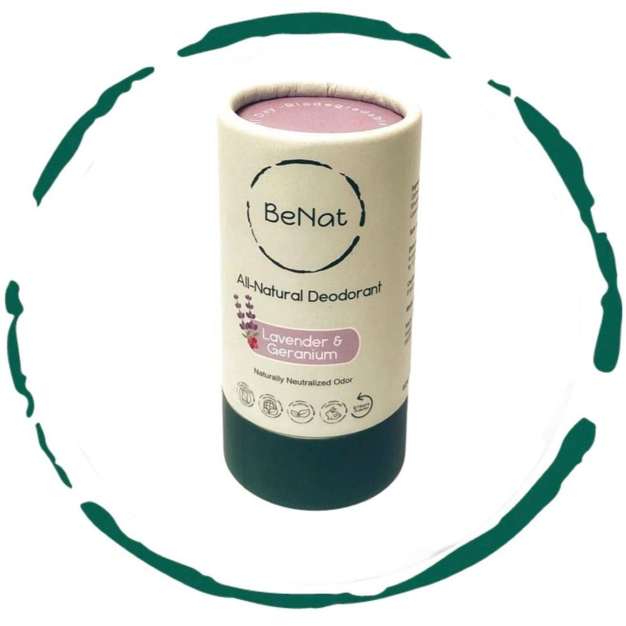 All Natural, Plastic-Free Deodorants by BeNat