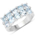 3.60 Carat Genuine Blue Topaz .925 Sterling Silver Ring by Bids.com