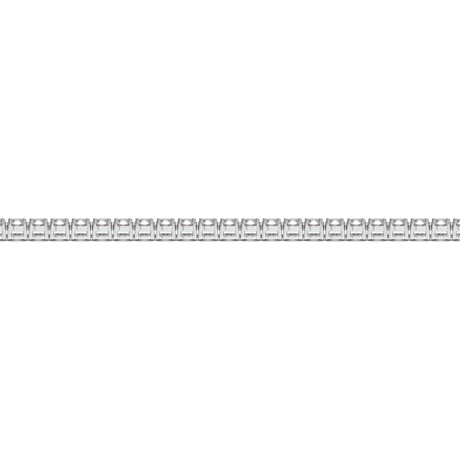 Lab Grown Round Diamond Tennis Bracelet in 14k White Gold (3 cctw F/G VS2/SI1) by Bids.com