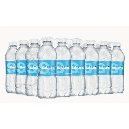 Salutaris Mineral Water 16oz (24 Pack)  DestGlow