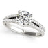 14k White Gold Split Shank Round Diamond Engagement Ring (1 1/8 cttw) by Bids.com