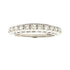 Genuine .50ct Diamond Wedding Band Ring 14KT White Gold by Bids.com