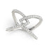 14k White Gold Fancy Entwined Design Diamond Ring (1/2 cttw) by Bids.com