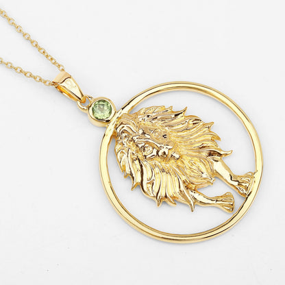 0.24 Carat Genuine Peridot .925 Sterling Silver Pendant by Bids.com