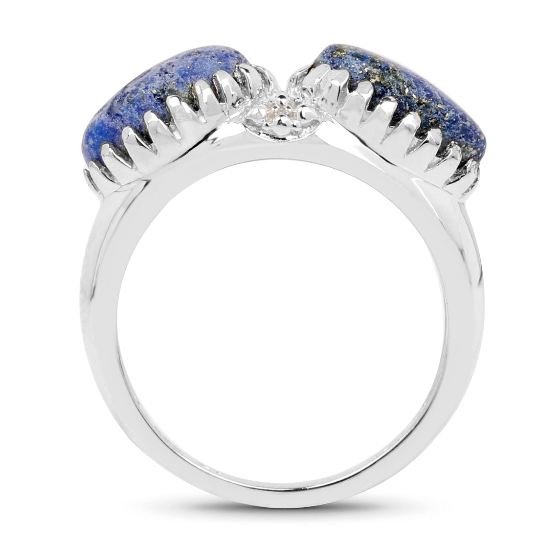 2.28 Carat Genuine Lapis Lazuli .925 Sterling Silver Ring by Bids.com