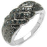0.36 Carat Genuine Blue Diamond .925 Sterling Silver Ring by Bids.com
