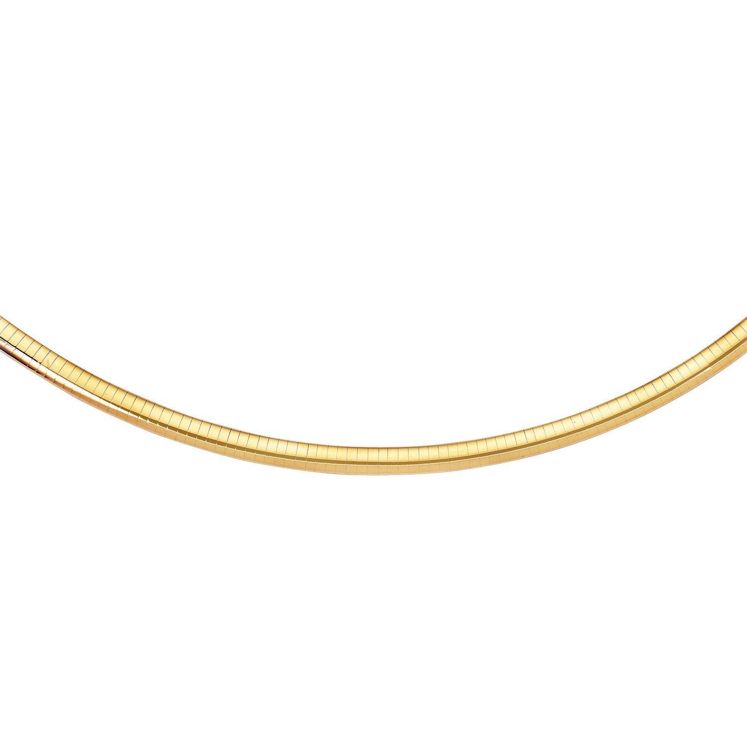 6.0 mm 14k Yellow Gold Classic Omega Bracelet by Bids.com