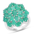 5.88 Carat Genuine Emerald .925 Sterling Silver Ring by Bids.com