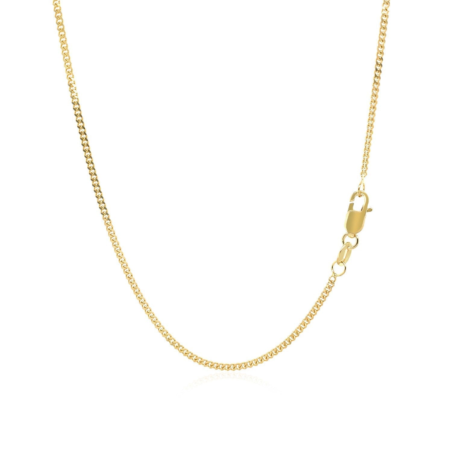 14k Yellow Gold Gourmette Chain 1.5mm by Bids.com