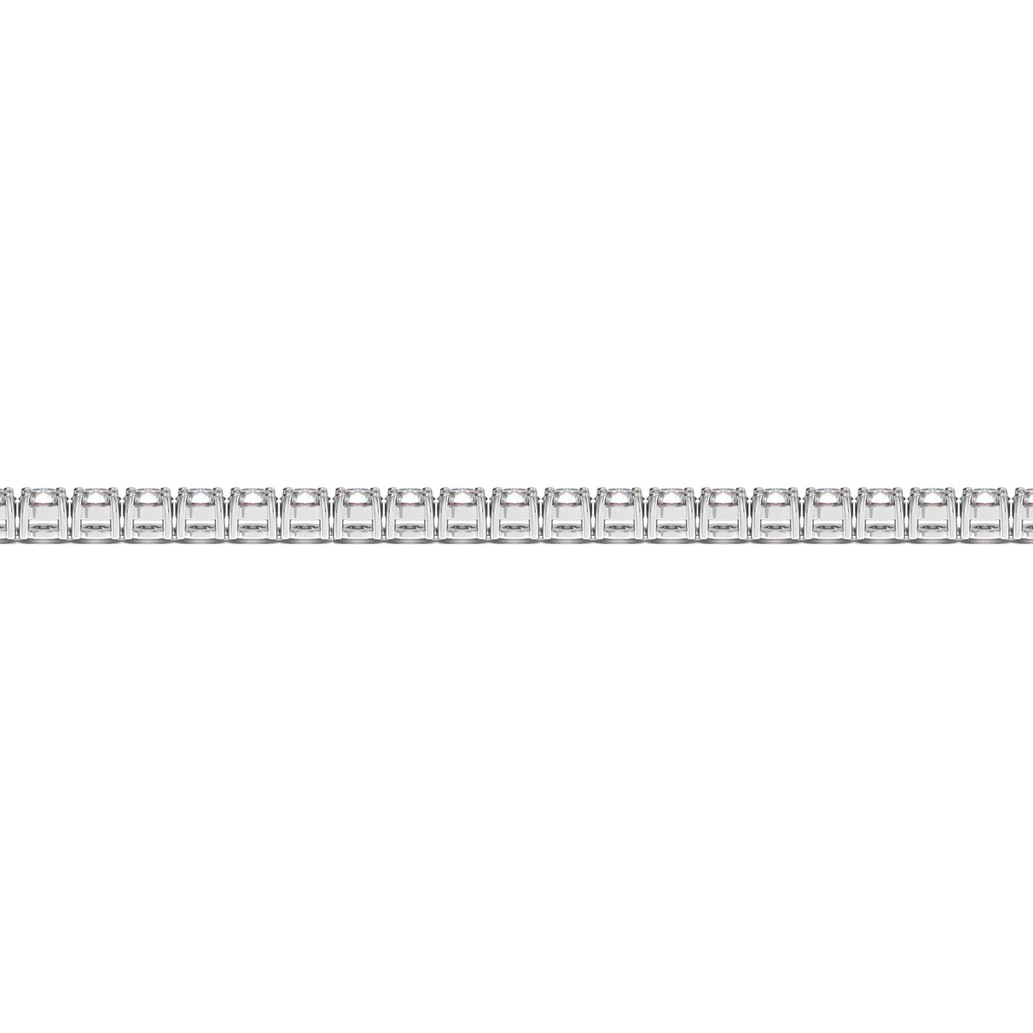 Lab Grown Round Diamond Tennis Bracelet in 14k White Gold (4 cctw F/G VS2/SI1) by Bids.com