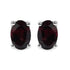 1.00 Carat Genuine Rhodolite .925 Sterling Silver Earrings  DestGlow