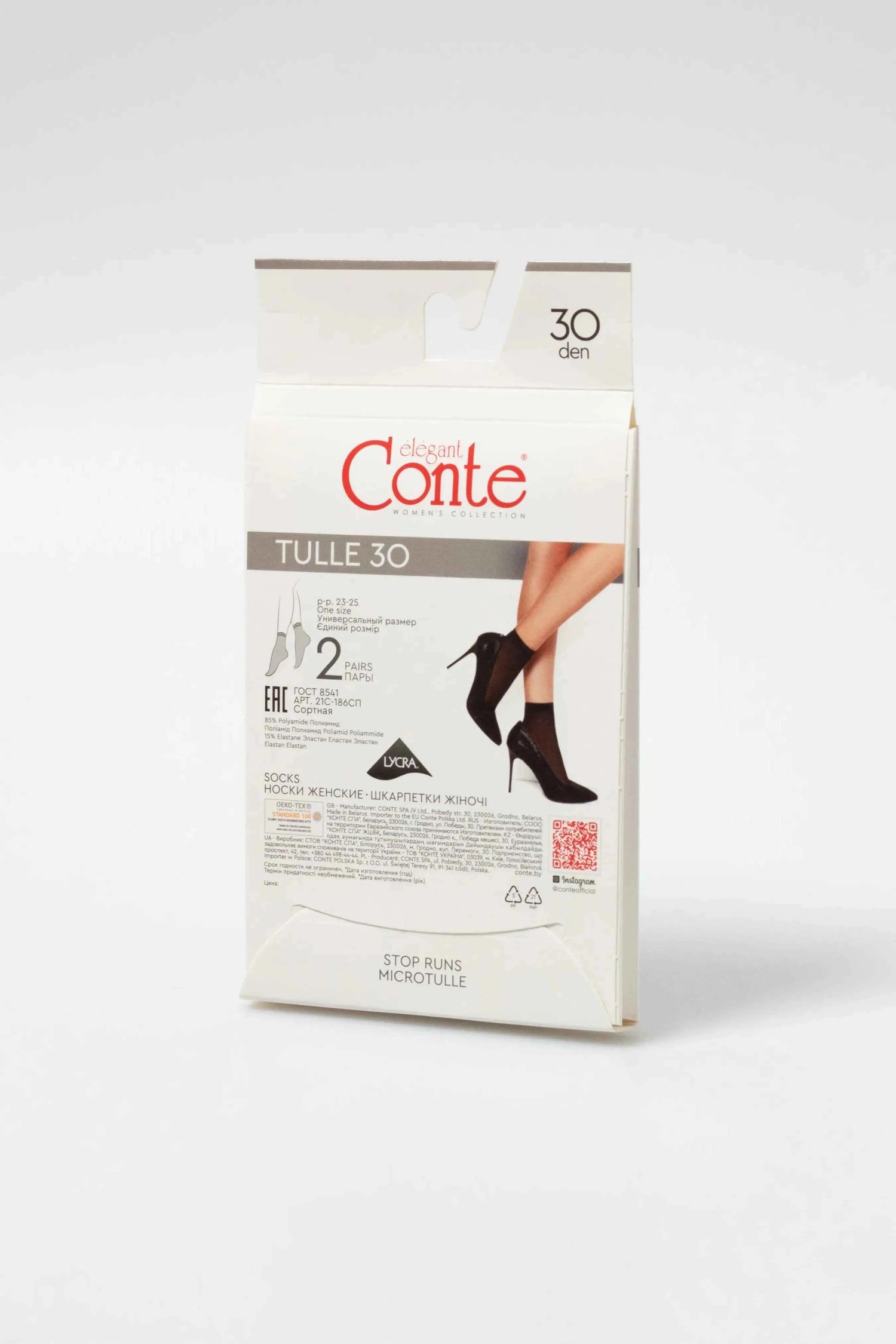 Socks Conte Tulle 30 Den (2 pairs)
