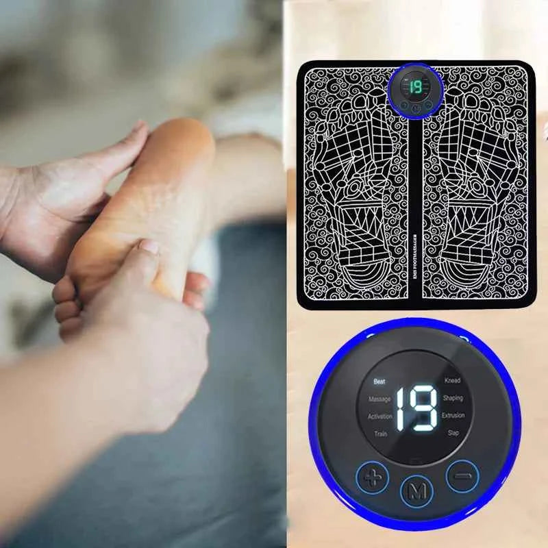 FootRelief™ Electric Massager Pad – Heat Therapy &amp; Pain Relief