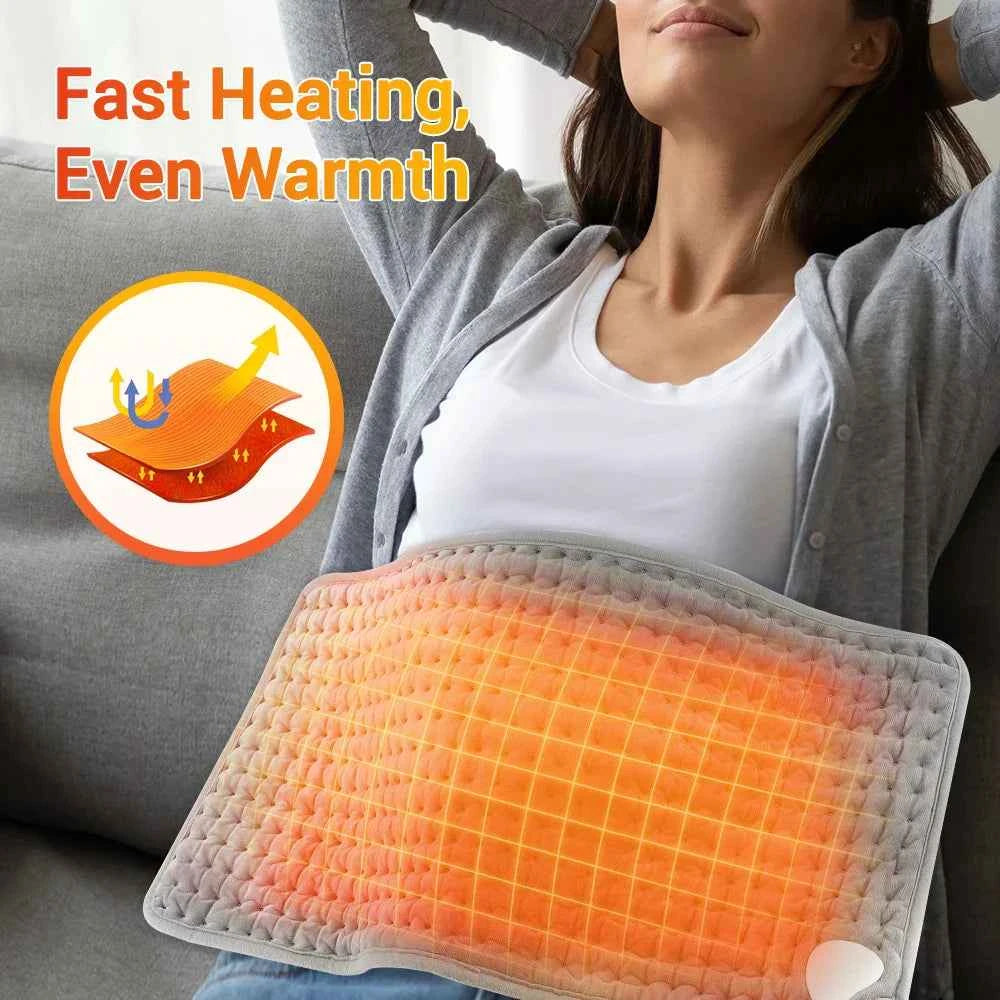 HeatRelief™ Electric Heating Pad Belt – Adjustable Back Support &amp; Soothing Warmth