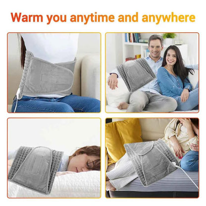 HeatRelief™ Electric Heating Pad Belt – Adjustable Back Support &amp; Soothing Warmth