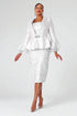 Elegant Lace Peplum Suit- 4892 by Tally Taylor